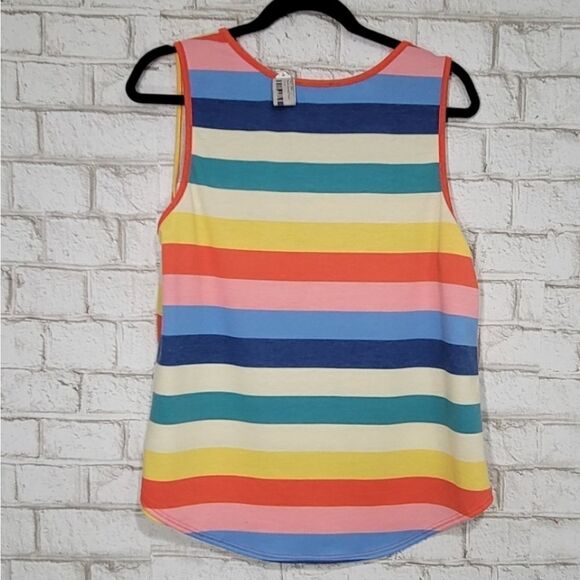 NWT bombom colorful stripe tank - Picture 4 of 5